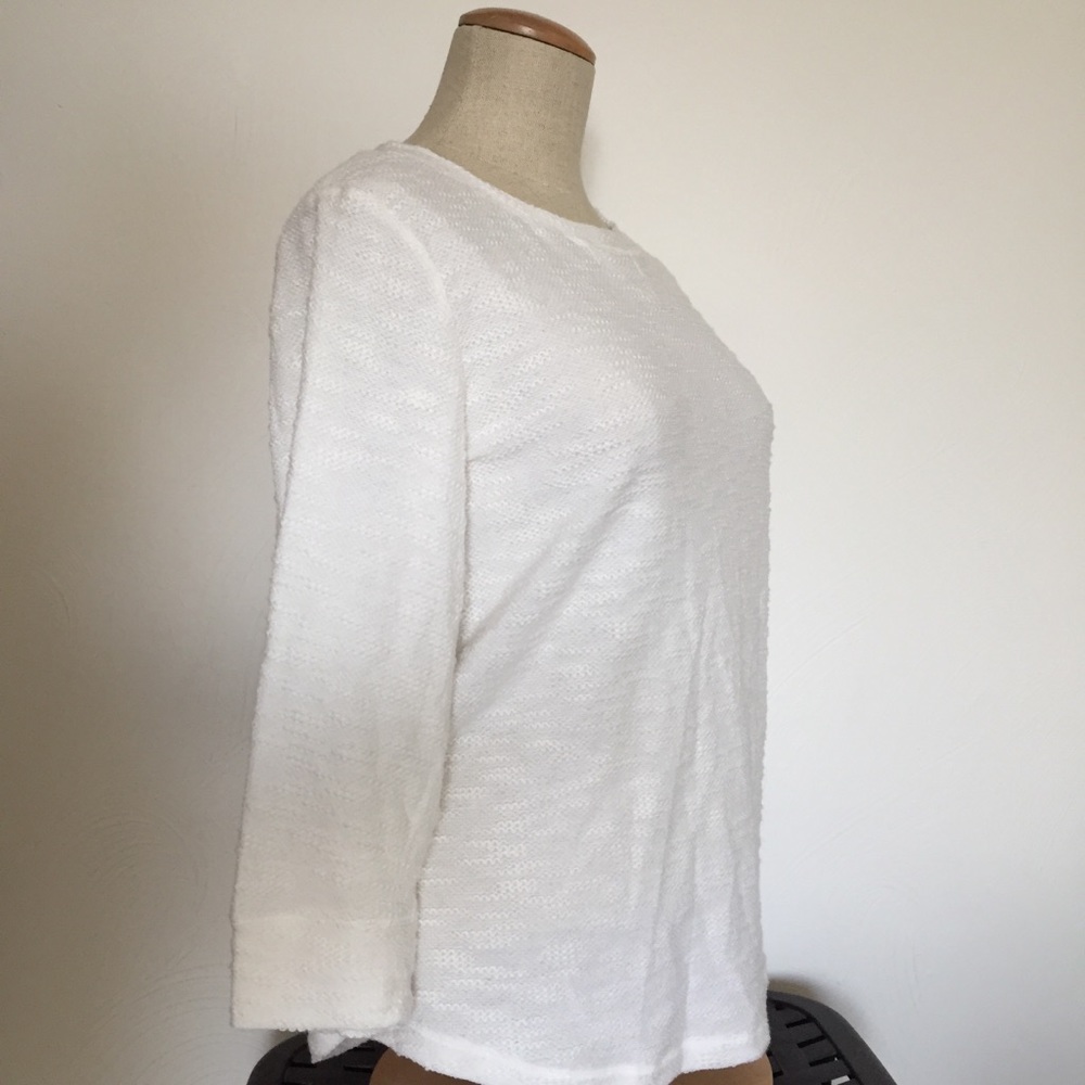 NWT KarenScott Plus Size MarledTextured Sweatshirt - Picture 5 of 7